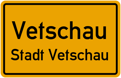 Straßenverzeichnis Vetschau Stadt Vetschau