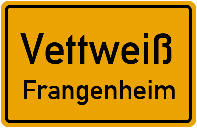 Ortsschild Vettweiß Frangenheim