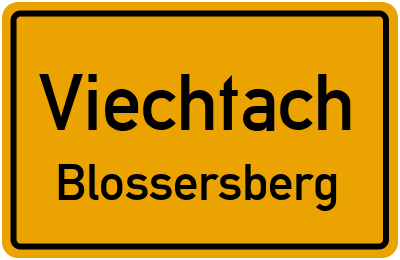 Straßenverzeichnis Viechtach Blossersberg