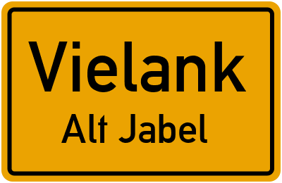 Straßenverzeichnis Vielank Alt Jabel