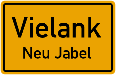 Straßenverzeichnis Vielank Neu Jabel