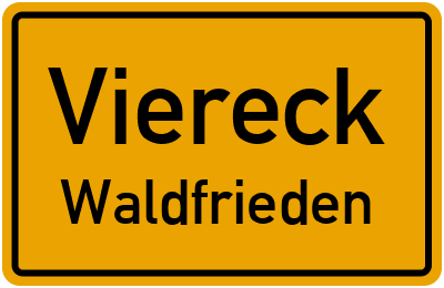 Straßenverzeichnis Viereck Waldfrieden