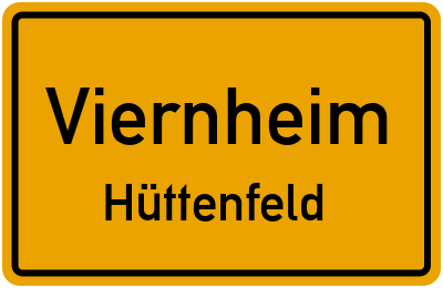 Straßenverzeichnis Viernheim Hüttenfeld