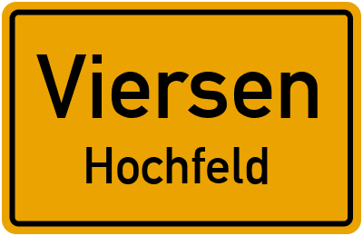 Straßenverzeichnis Viersen Hochfeld