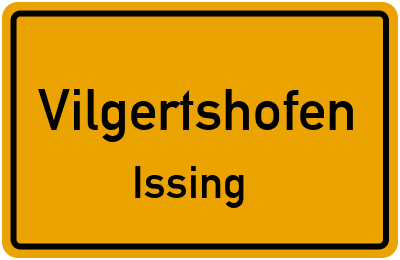 Straßenverzeichnis Vilgertshofen Issing