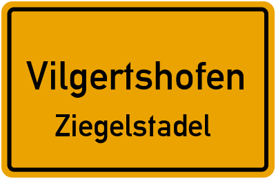 Straßenverzeichnis Vilgertshofen Ziegelstadel