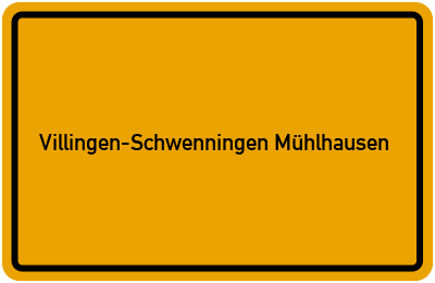 Branchenbuch Villingen-Schwenningen Mühlhausen, Baden-Württemberg