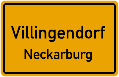 Straßenverzeichnis Villingendorf Neckarburg