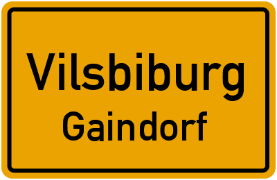 Straßenverzeichnis Vilsbiburg Gaindorf