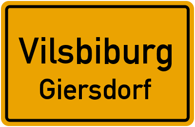 Straßenverzeichnis Vilsbiburg Giersdorf