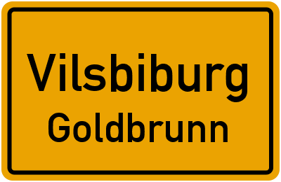 Straßenverzeichnis Vilsbiburg Goldbrunn
