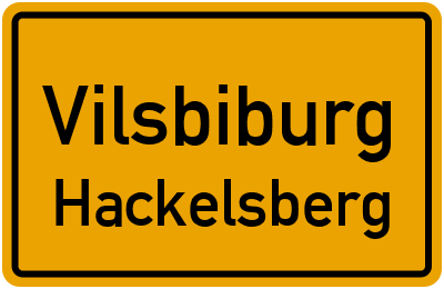 Straßenverzeichnis Vilsbiburg Hackelsberg