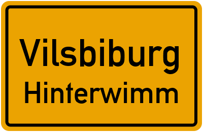 Straßenverzeichnis Vilsbiburg Hinterwimm