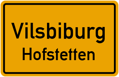 Straßenverzeichnis Vilsbiburg Hofstetten