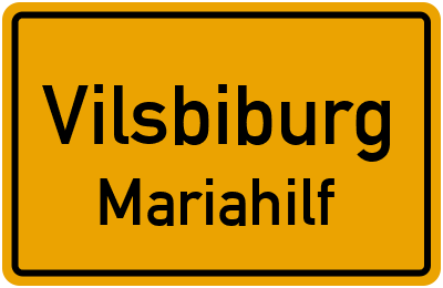 Straßenverzeichnis Vilsbiburg Mariahilf