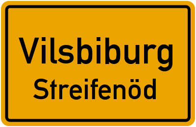 Straßenverzeichnis Vilsbiburg Streifenöd