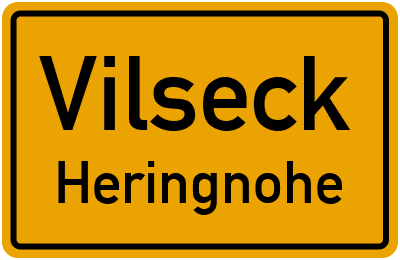 Ortsschild Vilseck Heringnohe