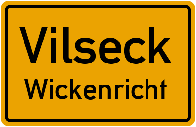 Straßenverzeichnis Vilseck Wickenricht