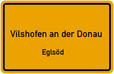 Straßenverzeichnis Vilshofen an der Donau Eglsöd