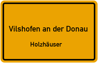 Straßenverzeichnis Vilshofen an der Donau Holzhäuser