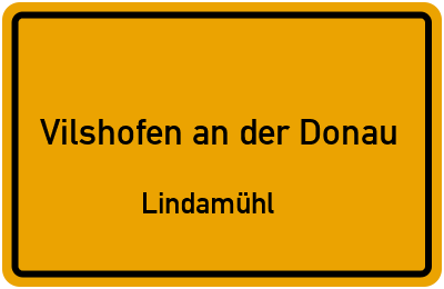 Straßenverzeichnis Vilshofen an der Donau Lindamühl