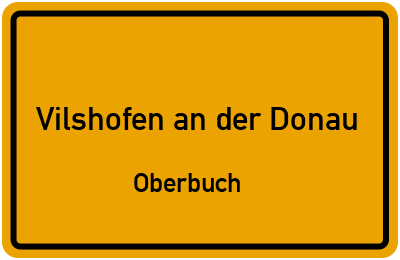 Straßenverzeichnis Vilshofen an der Donau Oberbuch