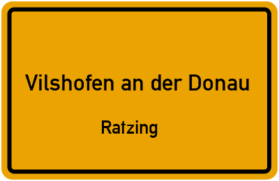 Straßenverzeichnis Vilshofen an der Donau Ratzing