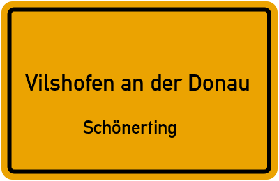 Straßenverzeichnis Vilshofen an der Donau Schönerting