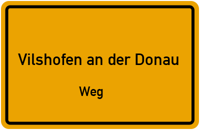 Straßenverzeichnis Vilshofen an der Donau Weg