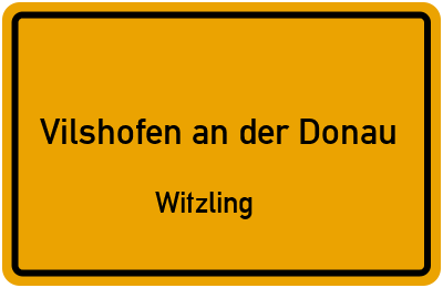 Straßenverzeichnis Vilshofen an der Donau Witzling