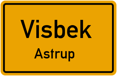 Straßenverzeichnis Visbek Astrup