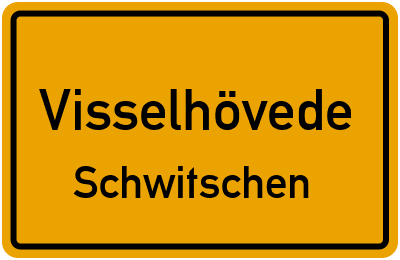 Straßenverzeichnis Visselhövede Schwitschen