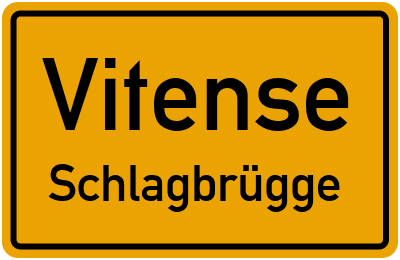 Straßenverzeichnis Vitense Schlagbrügge