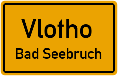 Straßenverzeichnis Vlotho Bad Seebruch
