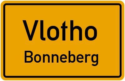 Straßenverzeichnis Vlotho Bonneberg