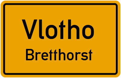 Straßenverzeichnis Vlotho Bretthorst