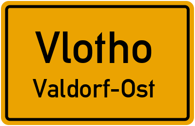 Straßenverzeichnis Vlotho Valdorf-Ost