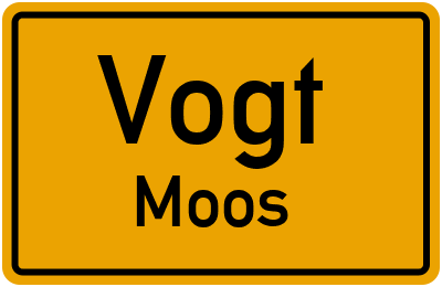 Straßenverzeichnis Vogt Moos