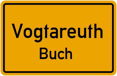 Ortsschild Vogtareuth Buch