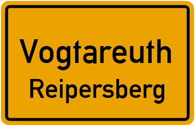 Straßenverzeichnis Vogtareuth Reipersberg