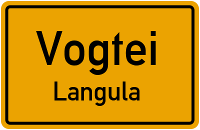 Straßenverzeichnis Vogtei Langula