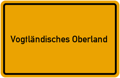 Branchenbuch Vogtländisches Oberland, Thüringen