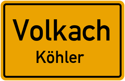 Straßenverzeichnis Volkach Köhler