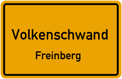 Straßenverzeichnis Volkenschwand Freinberg