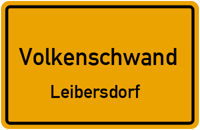 Ortsschild Volkenschwand Leibersdorf