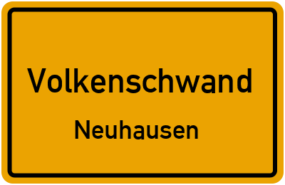 Straßenverzeichnis Volkenschwand Neuhausen