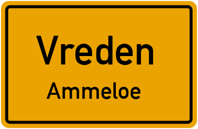 Straßenverzeichnis Vreden Ammeloe