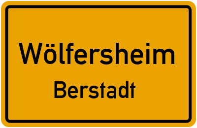 Straßenverzeichnis Wölfersheim Berstadt