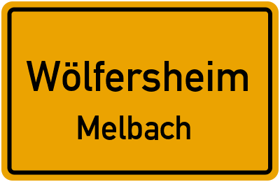 Straßenverzeichnis Wölfersheim Melbach