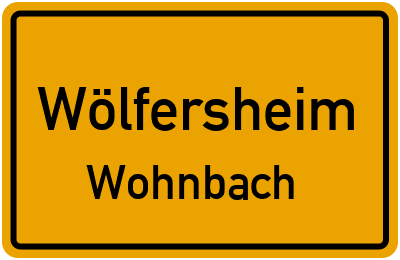 Straßenverzeichnis Wölfersheim Wohnbach
